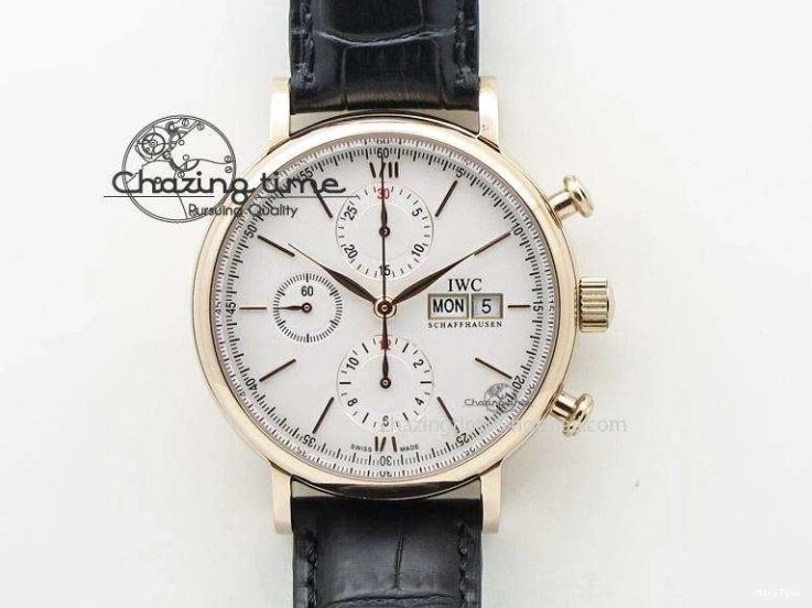 MIROTIME 0311 Big Pilot IW501005 Real Bronze ZF 1:1 Best Edition Black Dial on Brown Leather Strap A Sleek 7192